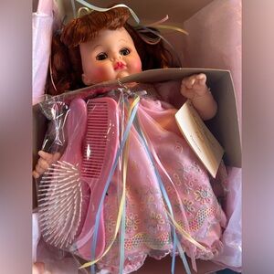 Madame Alexander baby doll-Rainbow Pussycat -Auburn hair